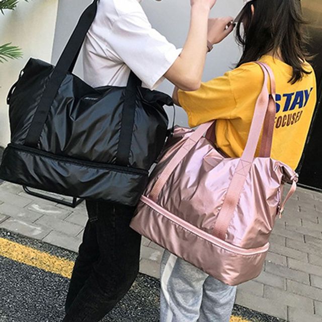 여성 가방 보부상 가벼운 여행 보조 운동 숄더백
