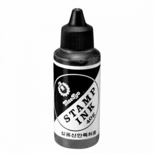 잉크 스탬프 스탬프잉크 40g 흑색
