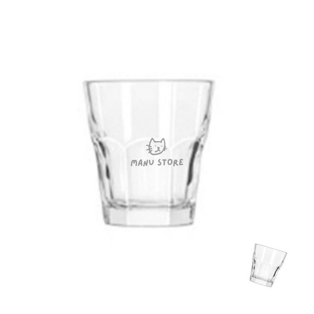 음료수컵 카페아이스컵 락잔 유리잔 260ml
