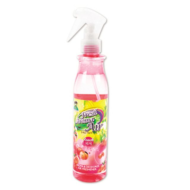 후레쉬 아로마 에어 피치 향 380ml 과일 방향제 실내용