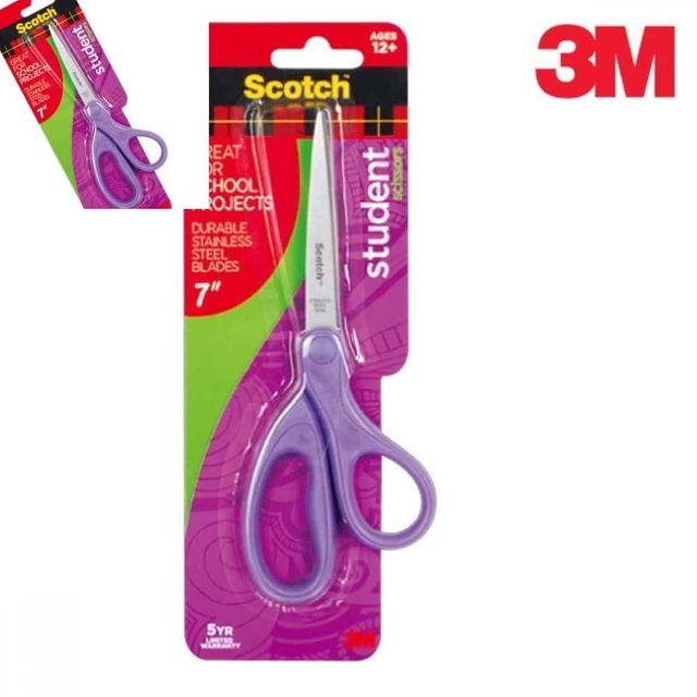 3M 스카치 학생용 가위 색상랜덤 양손가위 학생가위 문구가위 가정용가위