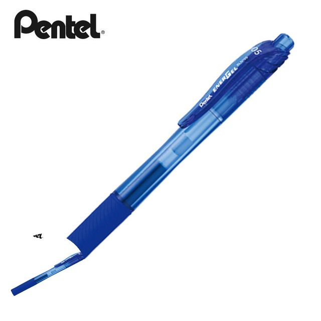 워크샵경품 잘써지는펜 에너겔X 105 중성펜 0.5mm 12자루 블루