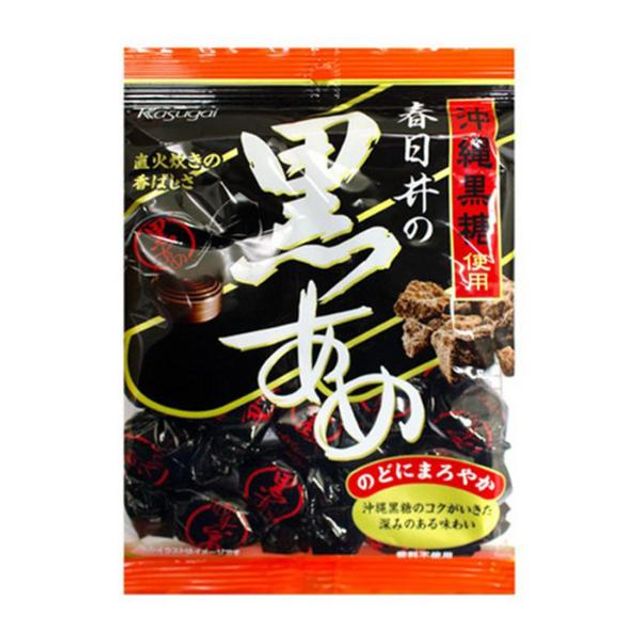 카슈가이 흑사탕 구로아메 129g 일본 전통 캔디