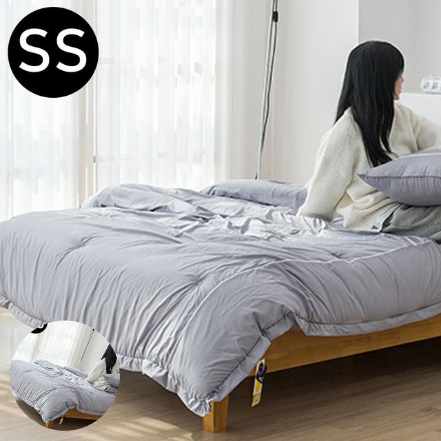 국내생산이불 알러지케어이불 테라피 M2 호텔 차렵 이불 슈퍼싱글 SS 그레이