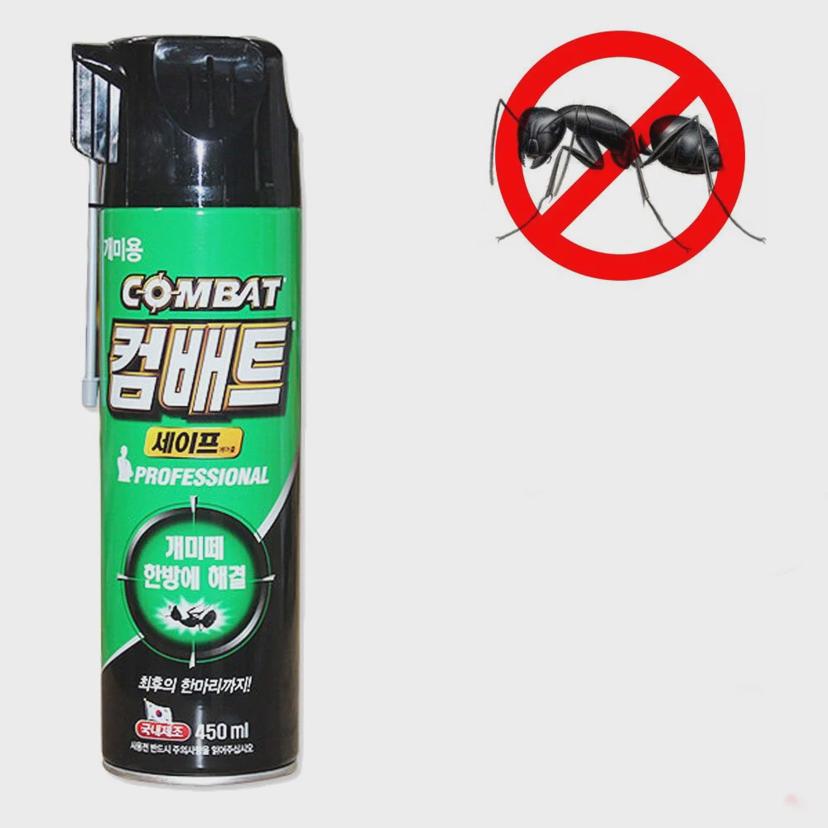 컴뱃세이프 에어졸 개미 퇴치제 450ml - 강력한 살충 효과