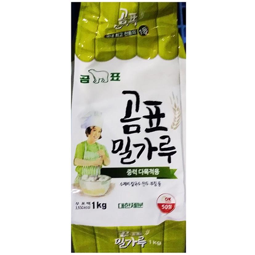 곰표 중력 밀가루 1kg - 업소용 가정용 다용도 밀가루