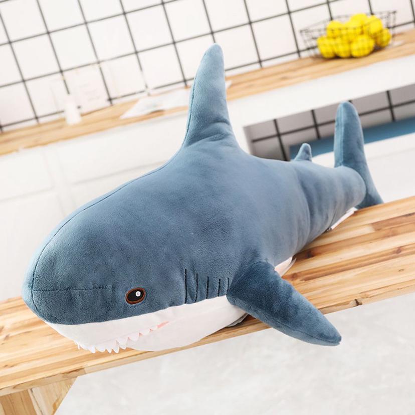 상어 바디필로우 인형 45cm - 안고 자는 모찌 수면 인형
