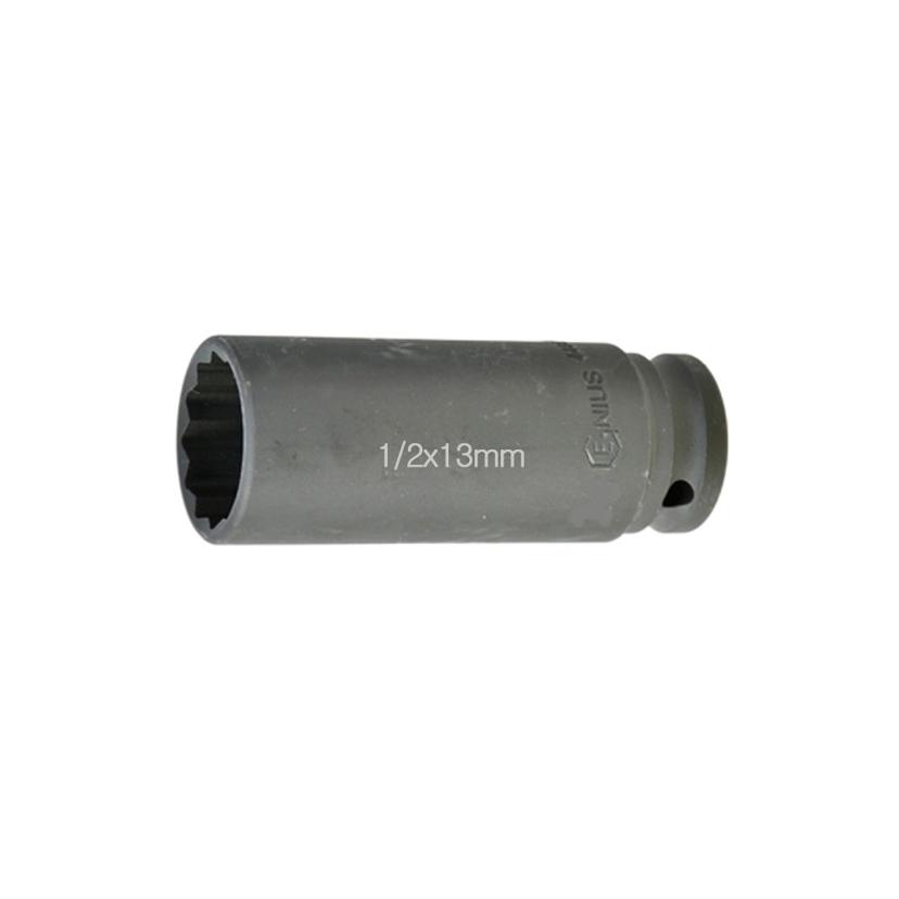 지니어스 날씬형 롱 임팩트 소켓 12각 1/2x13mm