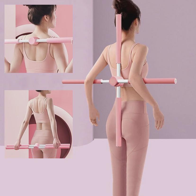 십자 스트레칭봉 - 요가 필라테스 홈트 자세 교정