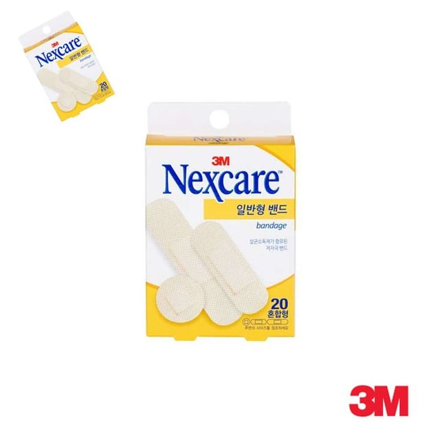 3M 일반형 밴드 혼합형 20매 반창고 용품 보호밴드 패치