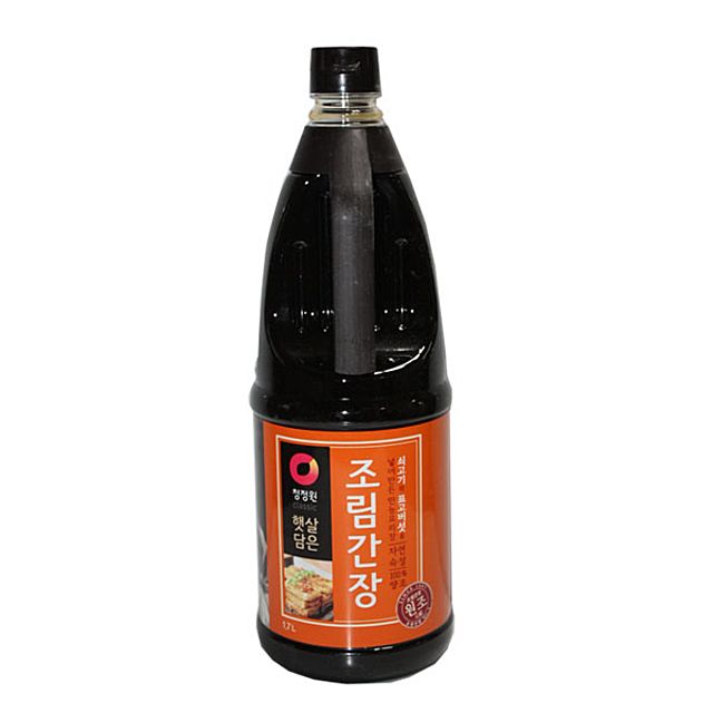 청정원 조림간장 1.7L - 깊은 풍미의 전통 조림용 간장