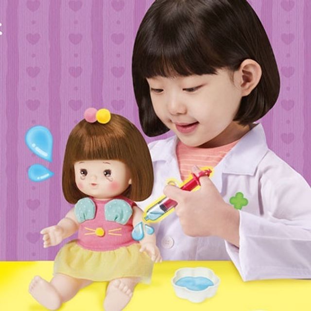 유아 캐릭터 인형 병원놀이 역할놀이 세트