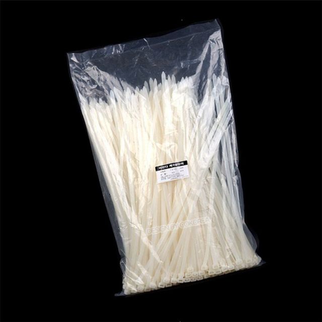 케이블타이 370mm 화이트 300pcs 5개 케이블정리 전선정리 전선타이