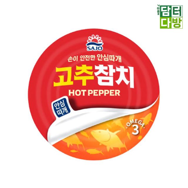 사조 고추참치 100g X 12개, 매콤한 참치캔 밥반찬