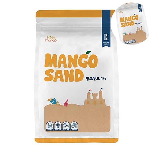 모래장난감 오감놀이 샌드 우드 1kg