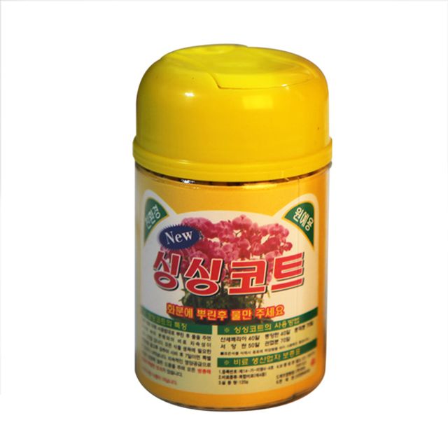 싱싱코트 120g 원예 식물 화초 영양제 고형 비료