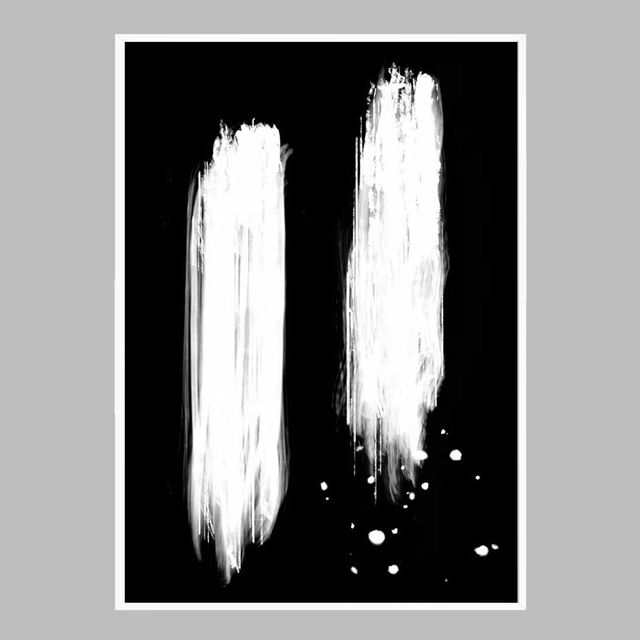 모던슬림 인테리어액자 negatives_006_strokes A2 사이즈