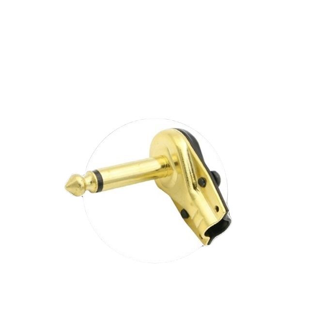 모노 제작용 6.3mm/6.5mm 남성 꺾임 컨넥터 NA101 - 오디오 연결 필수품