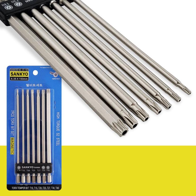 sankyo 별비트세트 7P ST-150 홀별 드릴비트 150mm