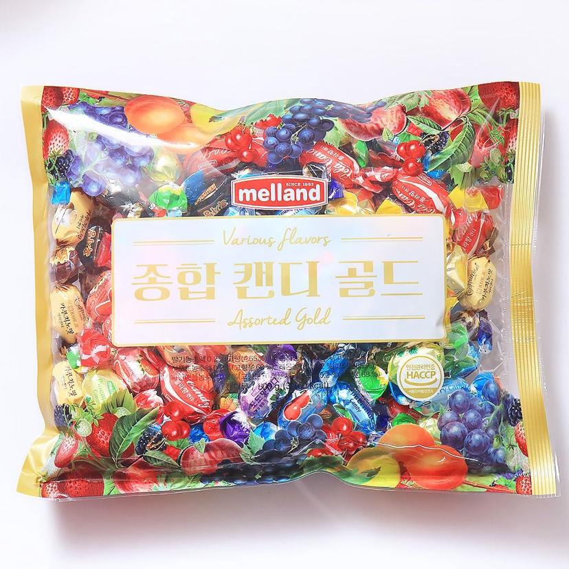 종합 캔디 골드 800g 화이트데이 할로윈 사탕 선물