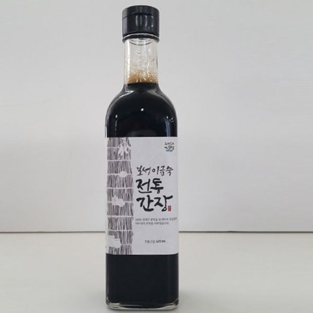 보성전통 보리간장 300ml - 소용량 전통 발효 간장, 깊은 풍미