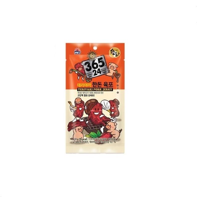 사조 데리야끼 한돈 육포 30g - 달콤짭짤한 풍미의 육포 간식