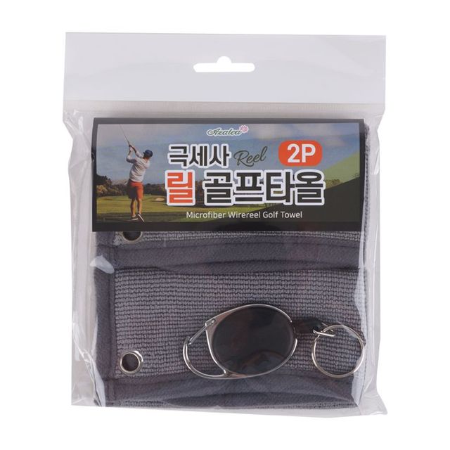 2p 타올 극세사 디디샵 골프 릴 골프타올 극세사타올