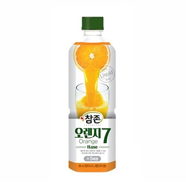 참존 음료베이스 오렌지7 퓌레농축액 835ml 12개입