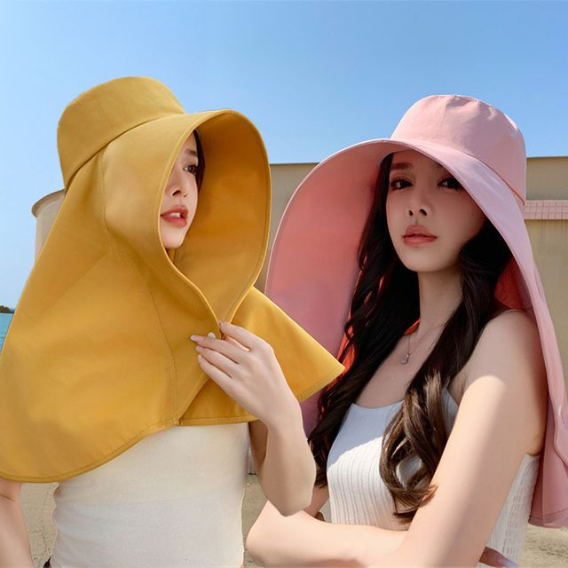 썬페이스 자외선캡 챙 버킷햇 풀커버 넓은챙 선
