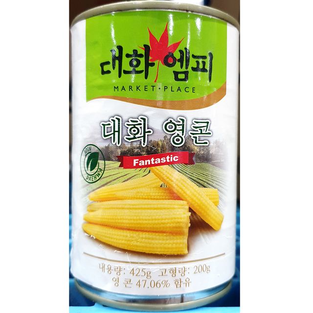영콘 대화 425g X4개 식당용 옥수수 통조림 업소용 대용량