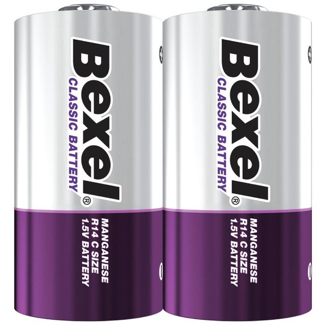 벡셀 망간 건전지 C형 R14GIB2SW 2개입 1.5V