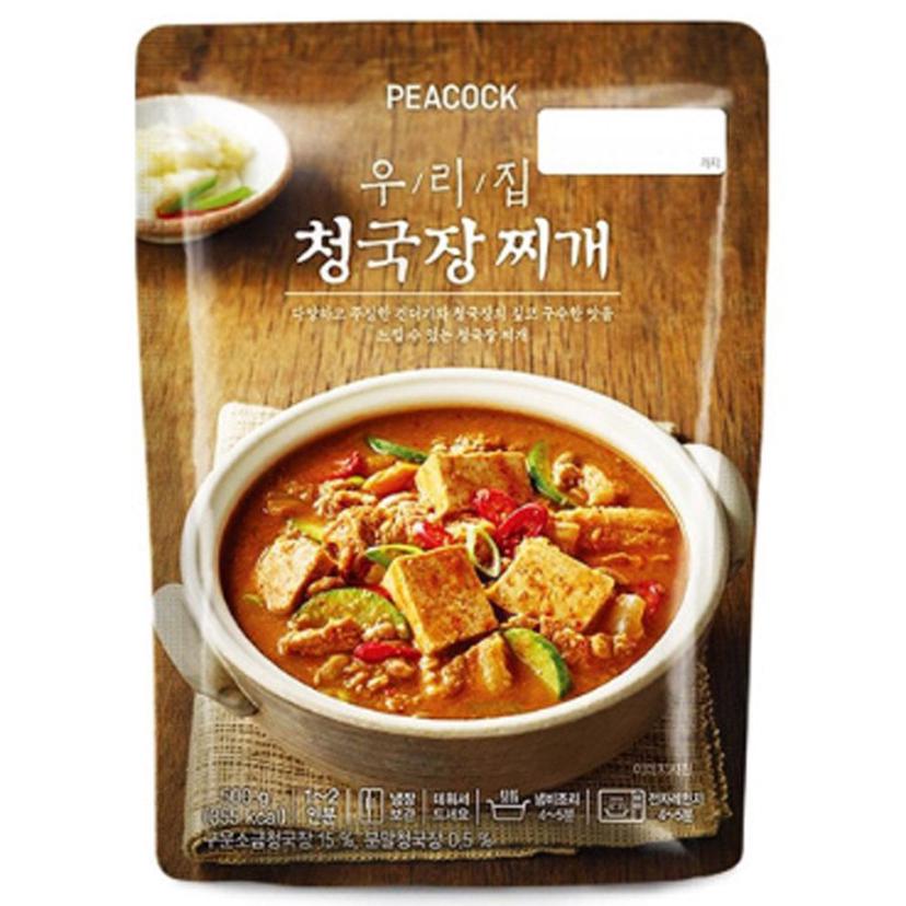 우리집 청국장 찌개 500g 진한 국물 맛 즉석국