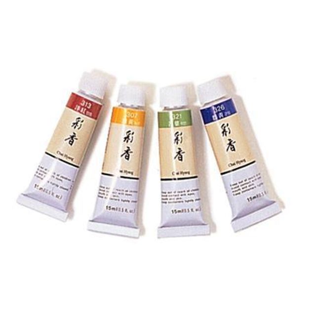 알파 채향 한국화 물감 15ml 낱색 동양화 채색