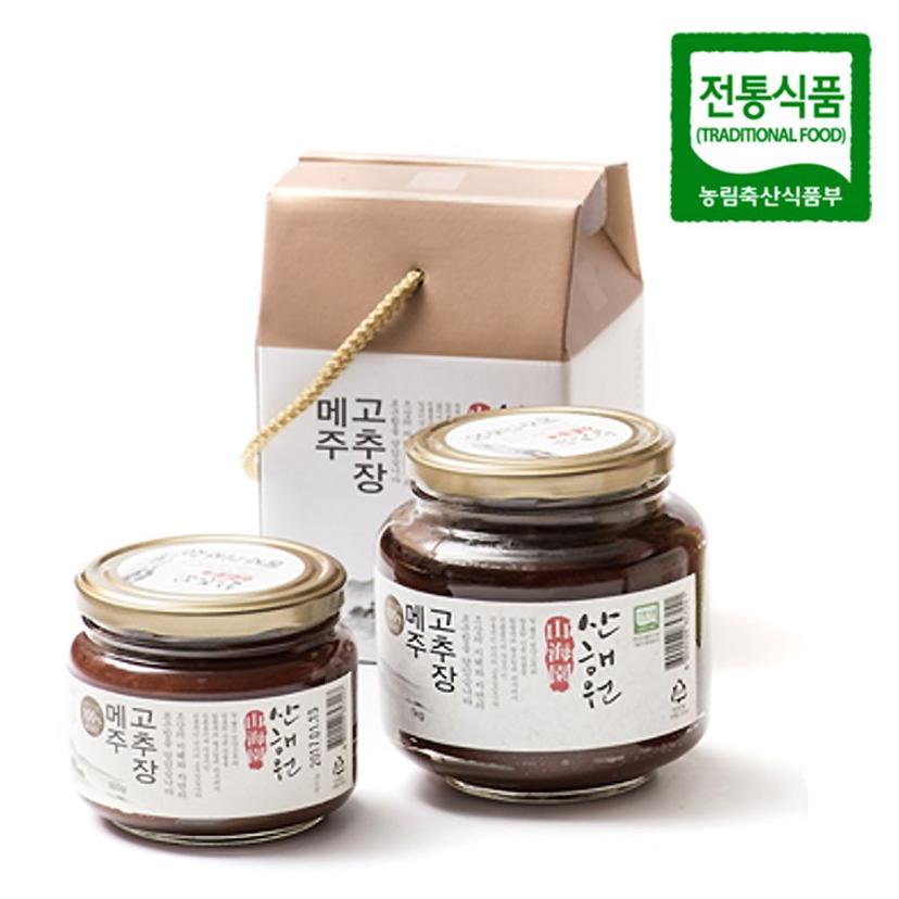 산해원 영양 산마을 고추장 500g 전통 장맛