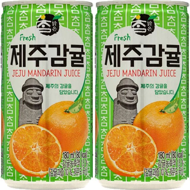 대일 참맑은 제주감귤 주스 175ml 60캔 대용량 과즙음료