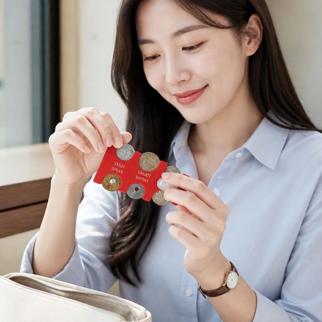 여행용 엔화 보관함 여행 준비물 동전 지갑 파우치 미니 케이스