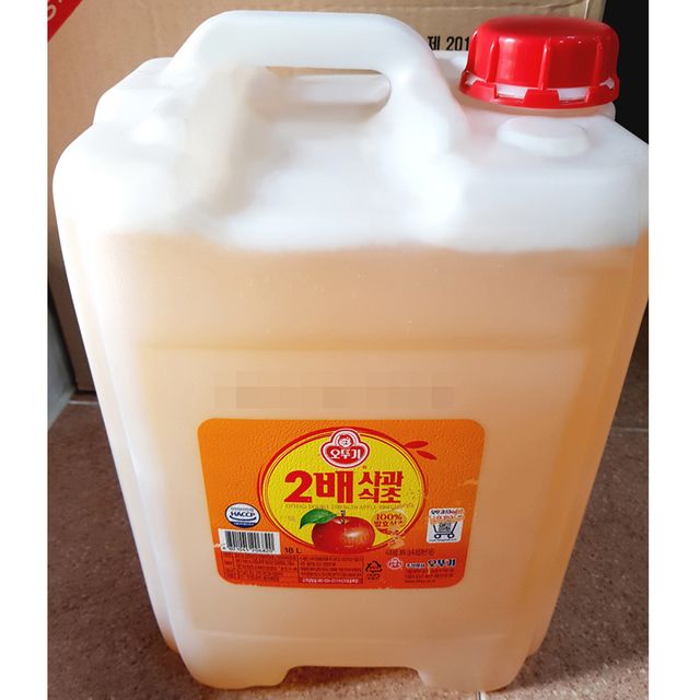 식당 업소용 2배 사과식초 오뚜기 18L 대용량