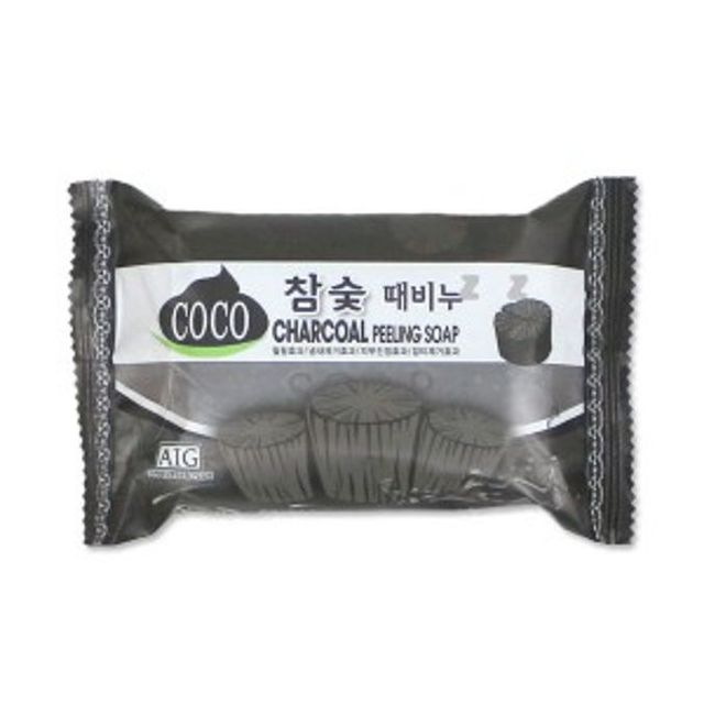 COCO 참숯 때비누 세안 샤워 욕실비누