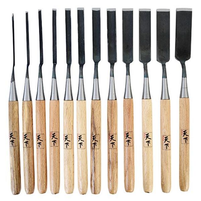 목공용 끌세트 환도 10P 120mm 정밀 조각 작업용