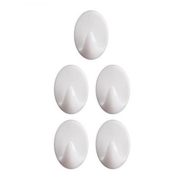 행거 부착용 원형 소품 정리 5개입, 아트사인 옷걸이 고리