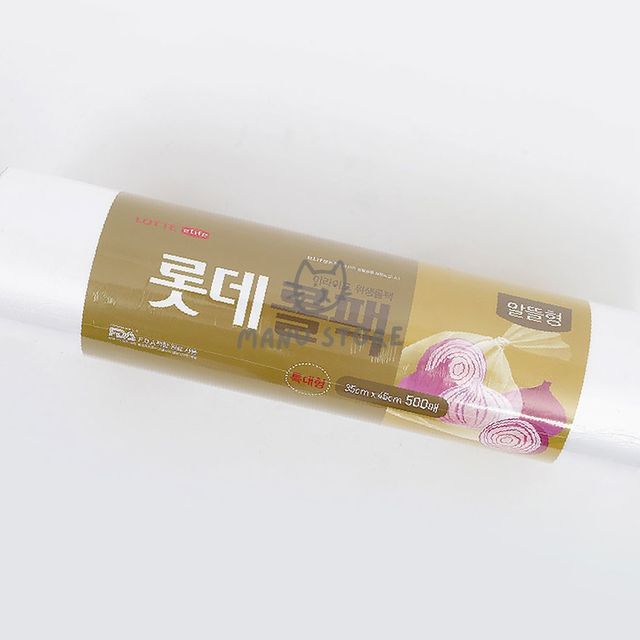 일회용롤백 일회용제품 알뜰형 위생롤백 500매입 특대형 35x45cm