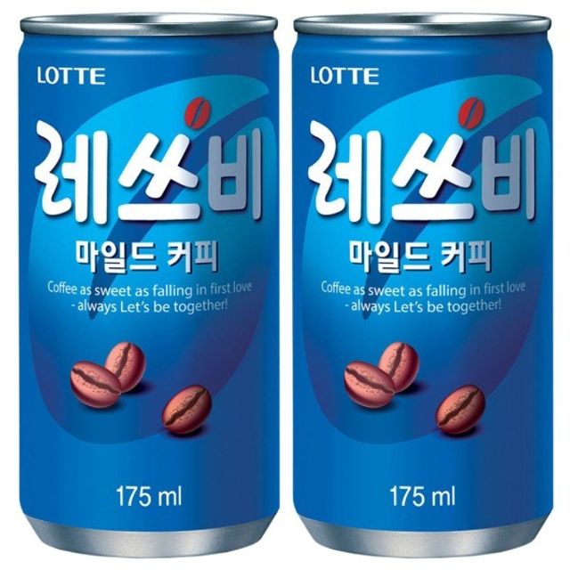 롯데 레쓰비 마일드 175ml 60캔 커피음료 캔커피 대용량