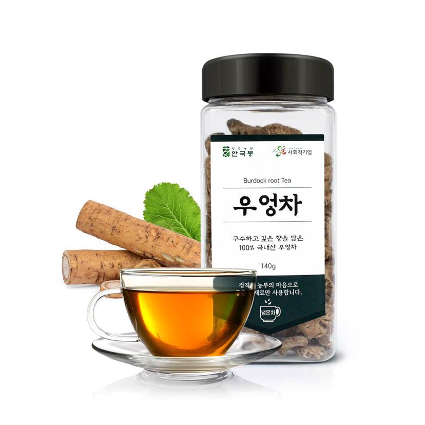 로스팅 국산 우엉차 140g 몸에 좋은 건강차
