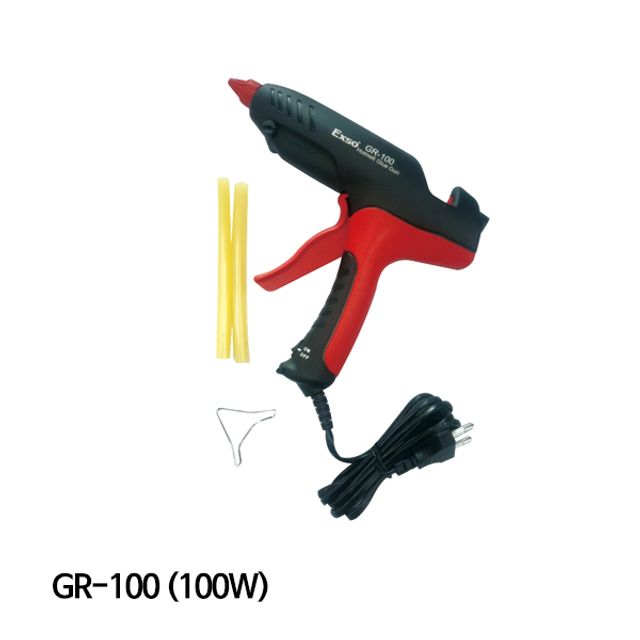 엑소 핫멜트글루건 GR-100 220V 겸용 고성능 접착기