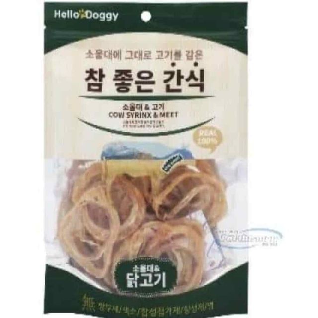 강아지 닭고기 간식 80g, 소울대 육포 건조 간식