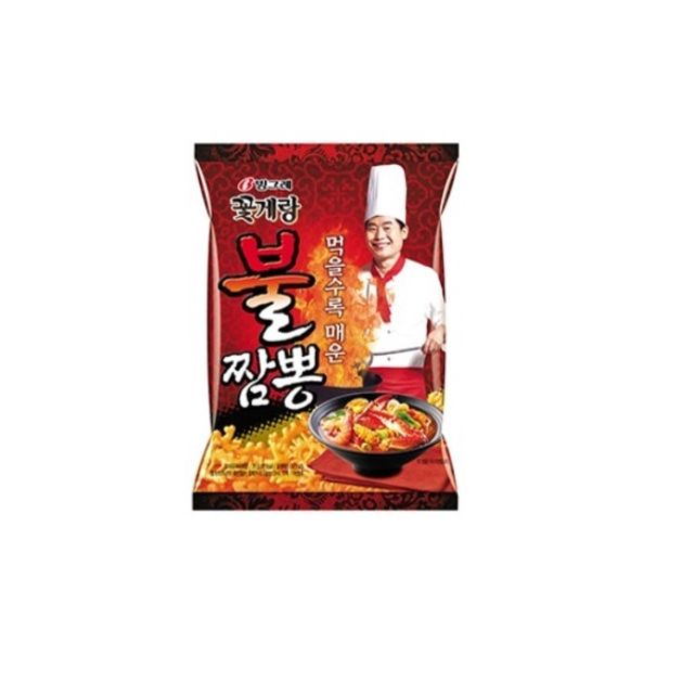 빙그레 꽃게랑불짬뽕 70g 매콤한 해물 스낵