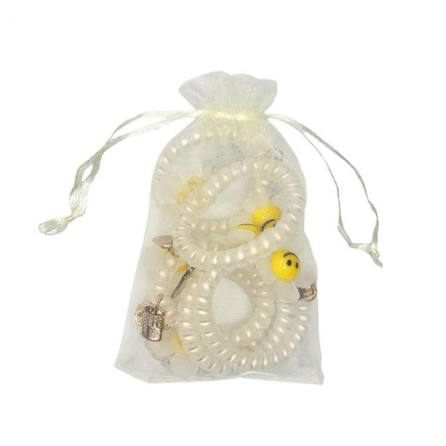 선물 포장 오간자 주머니 10x15cm 복조리 망사 아이보리 악세사리 포푸리 부직포