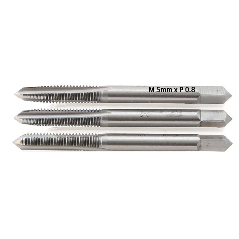 슈퍼툴 SKS 핸드탭 5mm 0.8p 금속 나사산 가공