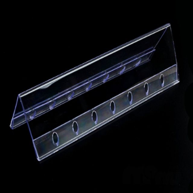 쇼케이스진열장네임텍 전시장공지판 가로형 양면쇼케이스 300x100mm