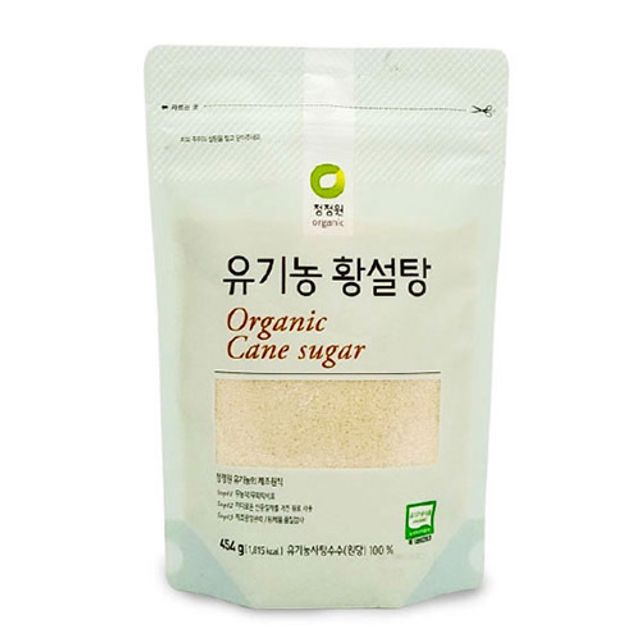 자연재배 사탕수수 황설탕 흑설탕 청정원 설탕 1kg